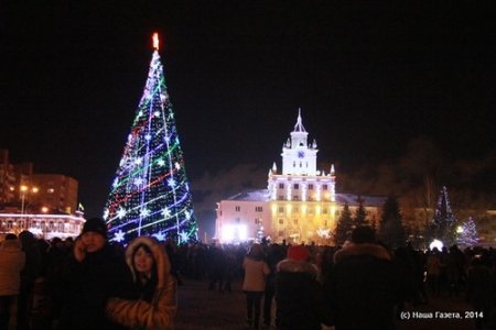 Новый год на центральной площади Костаная: весело и многолюдно