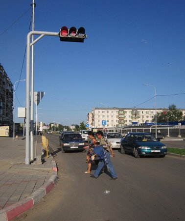 Светофоры, разметка, покраска