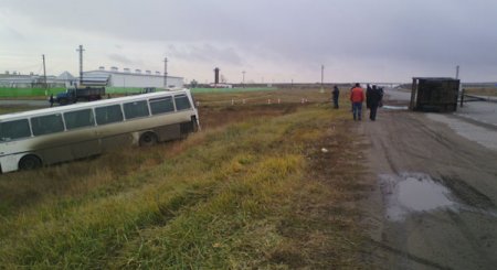 За три дня возле Рудного произошло два ДТП с участием пассажирских автобусов 