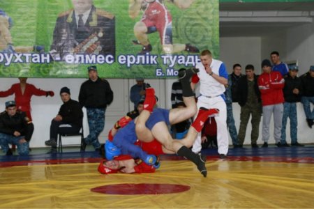 Чемпионат области по боевому самбо прошел в Костанае 